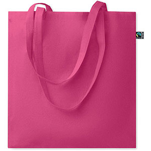 Shopper in cotone equosolidale OSOLE+ COLOUR - Fuxia
