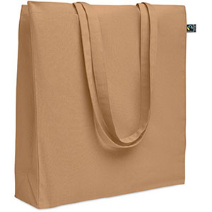 Shopper in cotone equosolidale OSOLE++ COLOUR - Avorio