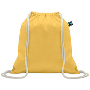Shopper in cotone equosolidale OSOLE DRAW COLOUR - Giallo