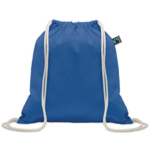 Shopper in cotone equosolidale OSOLE DRAW COLOUR - Blu Royal