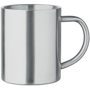 Tazza in acciaio riciclato UTIL - Silver Opaco