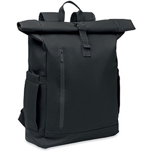 Zaino Rolltop con porta pc BANGKOK ROLL - Nero