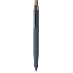 Penna in alluminio riciclato BERGAMO + - Blu