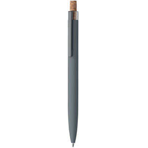 Penna in alluminio riciclato BERGAMO + - Grigio Scuro