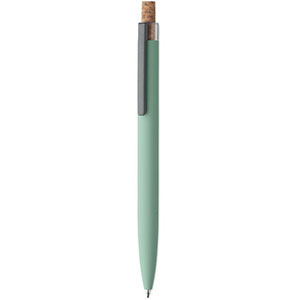 Penna in alluminio riciclato BERGAMO + - Verde menta