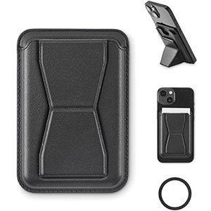 Porta carte per telefono LEAMAG - Nero