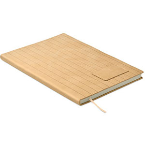 Notebook con copertina in similpelle TINTRAY - Beige