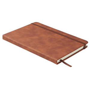 Taccuino con copertina in similpelle TINT - Marrone