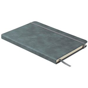 Taccuino con copertina in similpelle TINT - Petrolio