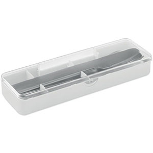 Set di posate in acciaio inox MESTECK - Bianco