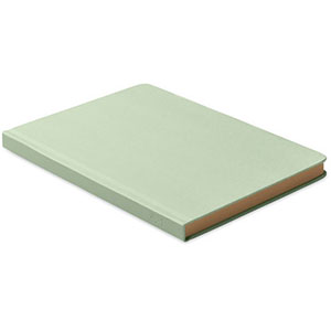 Taccuino con copertina compostabile SUGAR - Verde menta