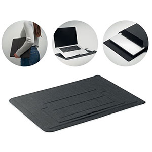 Custodia porta laptop in feltro PRACTIC - Nero