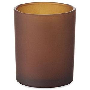 Candela in cera vegetale KIVAS WOOD - Marrone