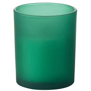 Candela in cera vegetale KIVAS WOOD - Verde
