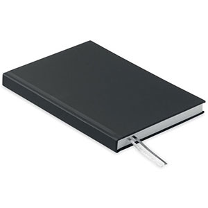 Qaderno con copertina riciclata JOURNU - Nero