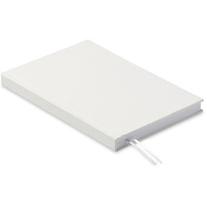 Qaderno con copertina riciclata JOURNU - Bianco