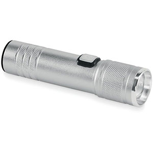 Torcia ricaricabile FLASHRA - Silver Opaco