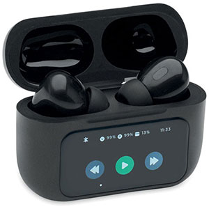 Auricolari stereo SILENCIO - Nero