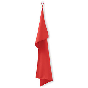 Asciugamano in microfibra ATOLL 50 - Rosso