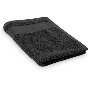 Asciugamano da ospite in cotone ISLAND 30 - Nero
