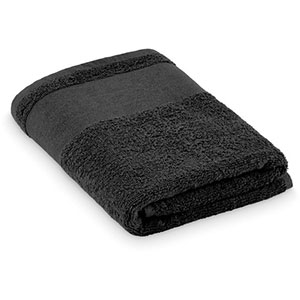 Asciugamano in spugna con fascia ISLAND 50 - Nero