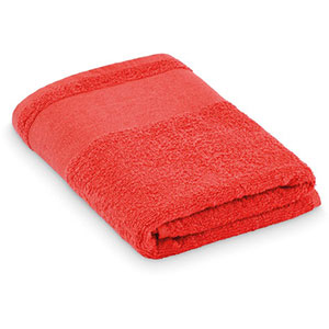Asciugamano in spugna con fascia ISLAND 50 - Rosso