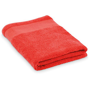 Asciugamano in spugna con fascia ISLAND 70 - Rosso
