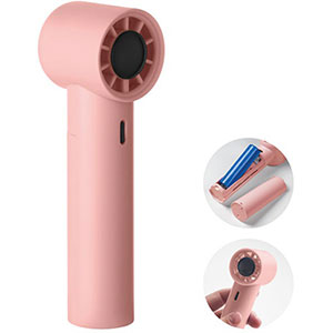 Mini ventilatore portatile GLACI - Rosa