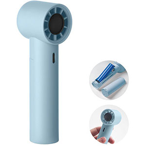 Mini ventilatore portatile GLACI - Celeste