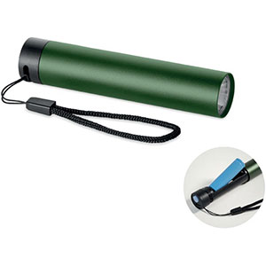 Torcia in alluminio LUME - Verde Scuro