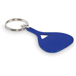 Portachiavi in metallo KEPAD - Blu