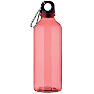 Borraccia con moschettone MOSS RE500 - Rosso Traslucido