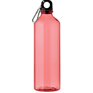 Borraccia con moschettone MOSS RE750 - Rosso Traslucido