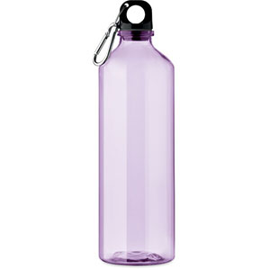 Borraccia con moschettone MOSS RE750 - Viola Traslucido
