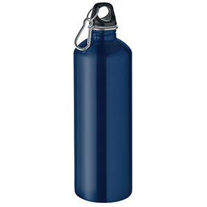 Borraccia in acciaio con moschettone RE-ONE MOSS - Navy Scuro