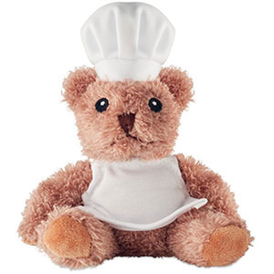 Orsetto peluche chef TEDDCHEF - Bianco