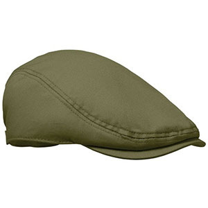 Cappello a coppola FLAT PEAK - Verde Militare