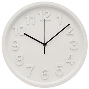 Orologio da parete MURO - Bianco