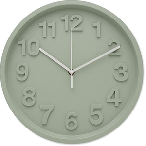 Orologio da parete MURO - Verde menta