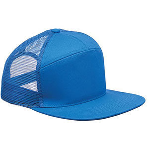 Cappellino con visiera piatta BEAD - Blu Royal