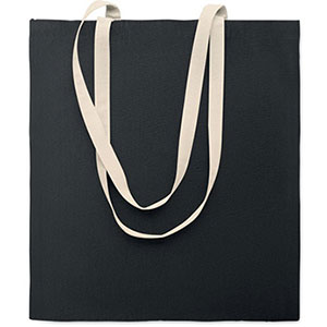 Shopper in cotone ZEVRA COLOUR - Nero