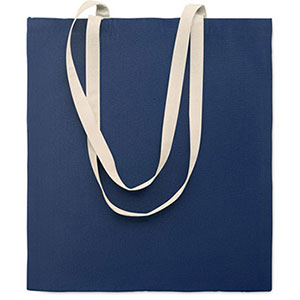 Shopper in cotone ZEVRA COLOUR - Blu