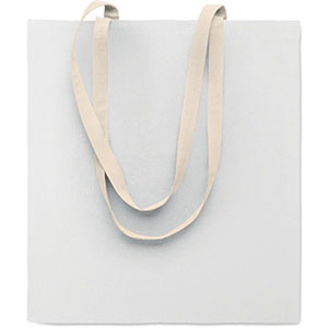 Shopper in cotone ZEVRA COLOUR - Bianco