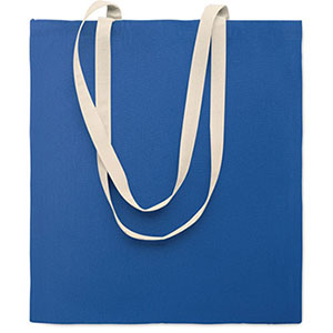 Shopper in cotone ZEVRA COLOUR - Blu Royal