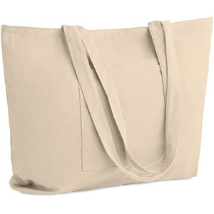 Shopper grande in velluto CORDY G - Beige