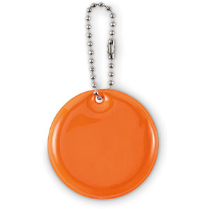 Portachiavi riflettente GRIN - Arancio Fluo