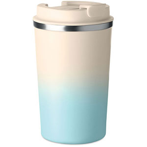 Bicchiere da viaggio termico BRACE GRADIENT - Celeste
