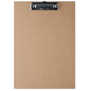 Cartellina con clip CLIPA - Beige