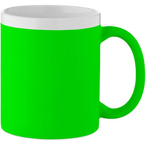 Tazza in ceramica fluo MUGIVA - Verde Fluo