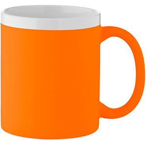 Tazza in ceramica fluo MUGIVA - Arancio Fluo